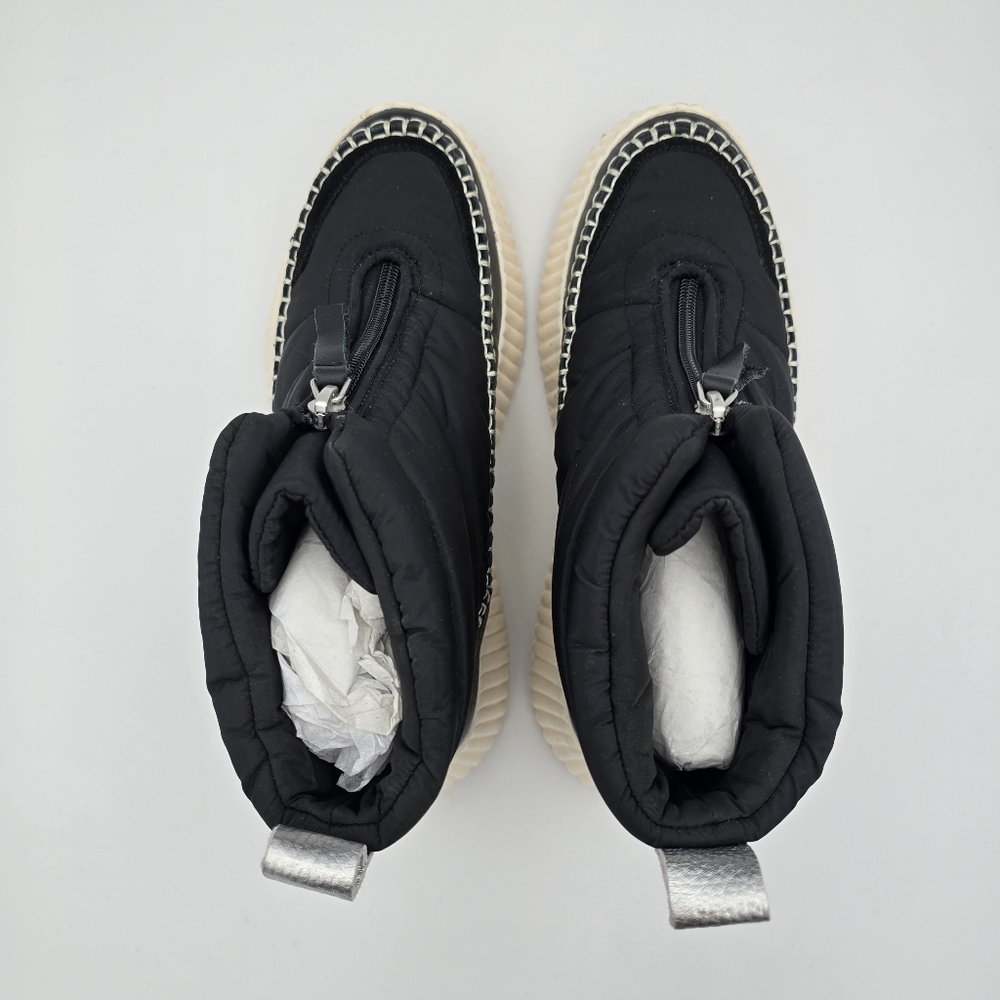 NWOT Dolce Vita Devlin Platform Zip-Up Sneakers, Black Nylon, Women's 8 - Picture 8 of 14